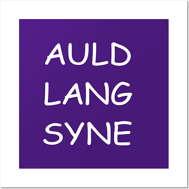 Auld Lang Syne, transparent Wall Art by kensor